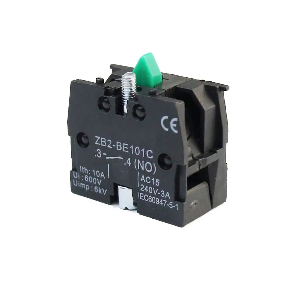 Бесплатная доставка 10 шт. серебристые контактные особенности XB2 кнопочный