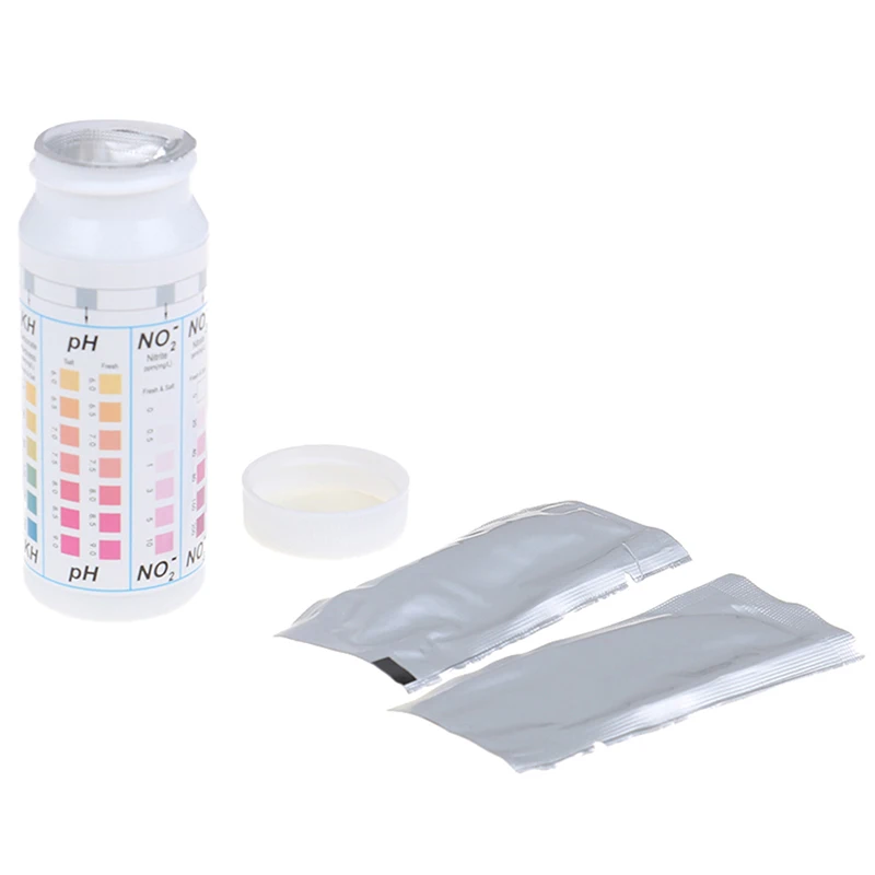 

50 Strips 5 In 1 Swimming Pool Spa Water Test Strips Nitrate Nitrite PH Hardness
