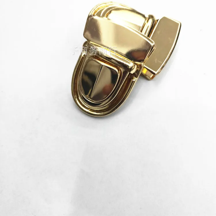 

Fashion Metal Clasp Bag Accessories Turn Lock Twist Locks for DIY Handbag Shoulder Bag Purse Gold