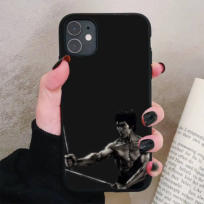 

Bruce Lee Phone Case For iphone 5S 6S 7 8 11 12 XR XS SE Plus Pro ProMax Cover Fundas Coque