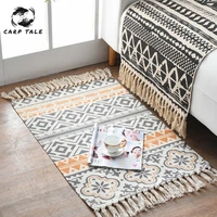new cotton blending fiber carpets decorative area rugs for living roombedroom entrance doormat bedside rugs washable mats