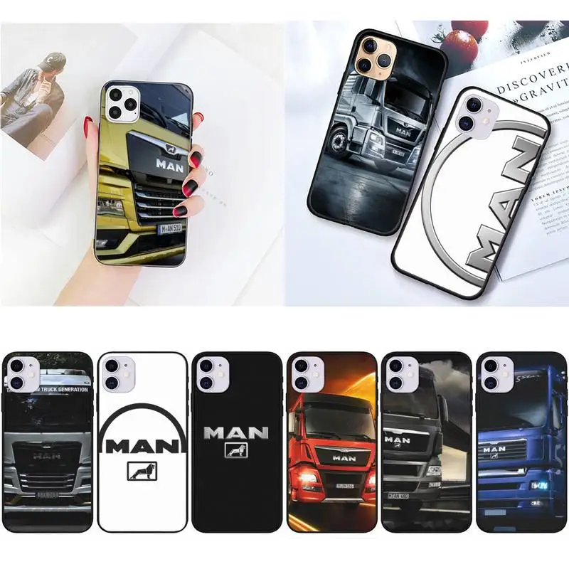 

Zororong Man truck Phone Case For iPhone 12 Mini 11 Pro XS Max X XR 7 8 Plus