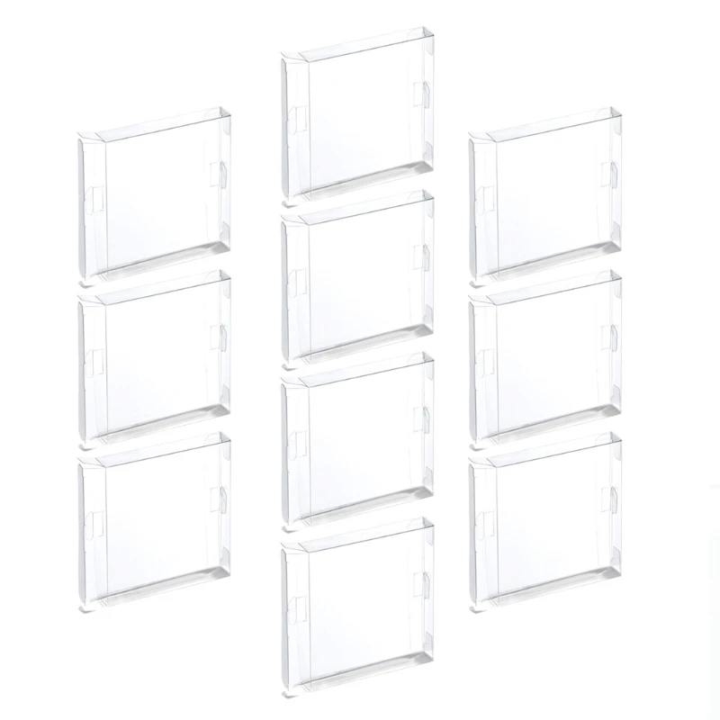 

10PCS High quality transparent Plastic box Protector Cartridge Case PET for GameBoy Advance Color for G-B /G-B-C /G-B-A