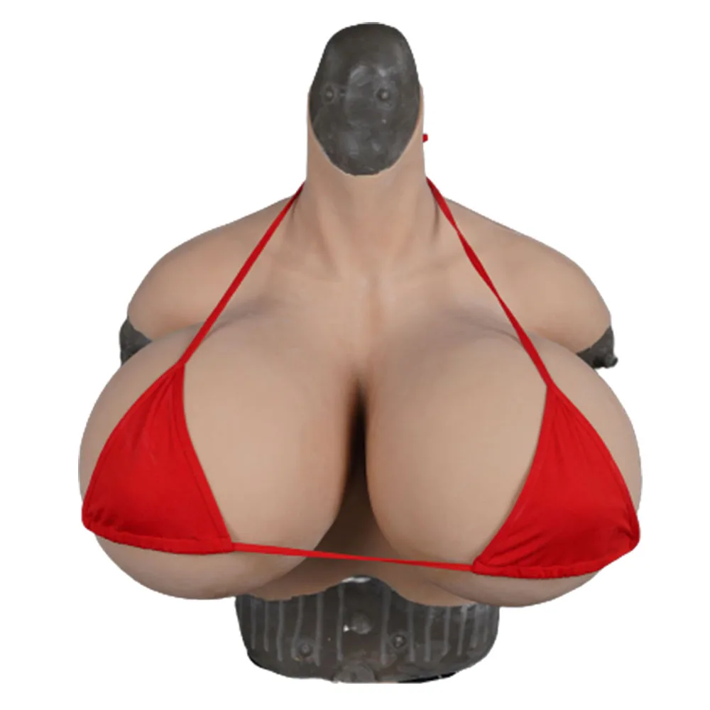 

Shemale Cosplay Silicone Breast Forms Soft Huge Boobs Lifelike Sexy Boobies False Fake Artificial Chest For Male Men To Women