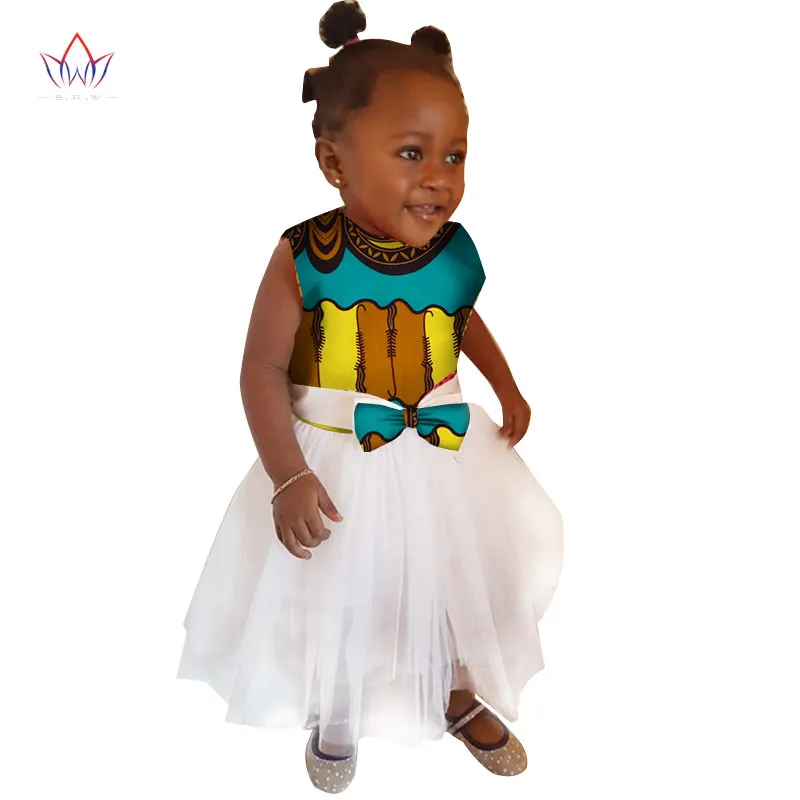2020 африканская Женская одежда для детей Дашики традиционные Хлопковые Платья с