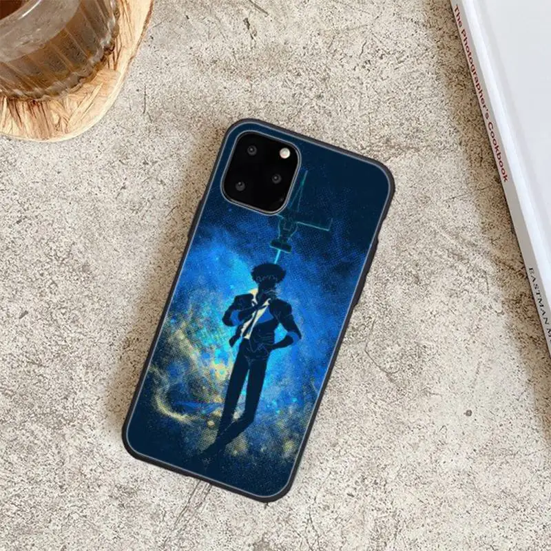 

Black Soft Silicone Cowboy Bebop Phone Case For Iphone 6 6s 7 8 Plus XR X XS XSmax 11 12 Pro Mini Max