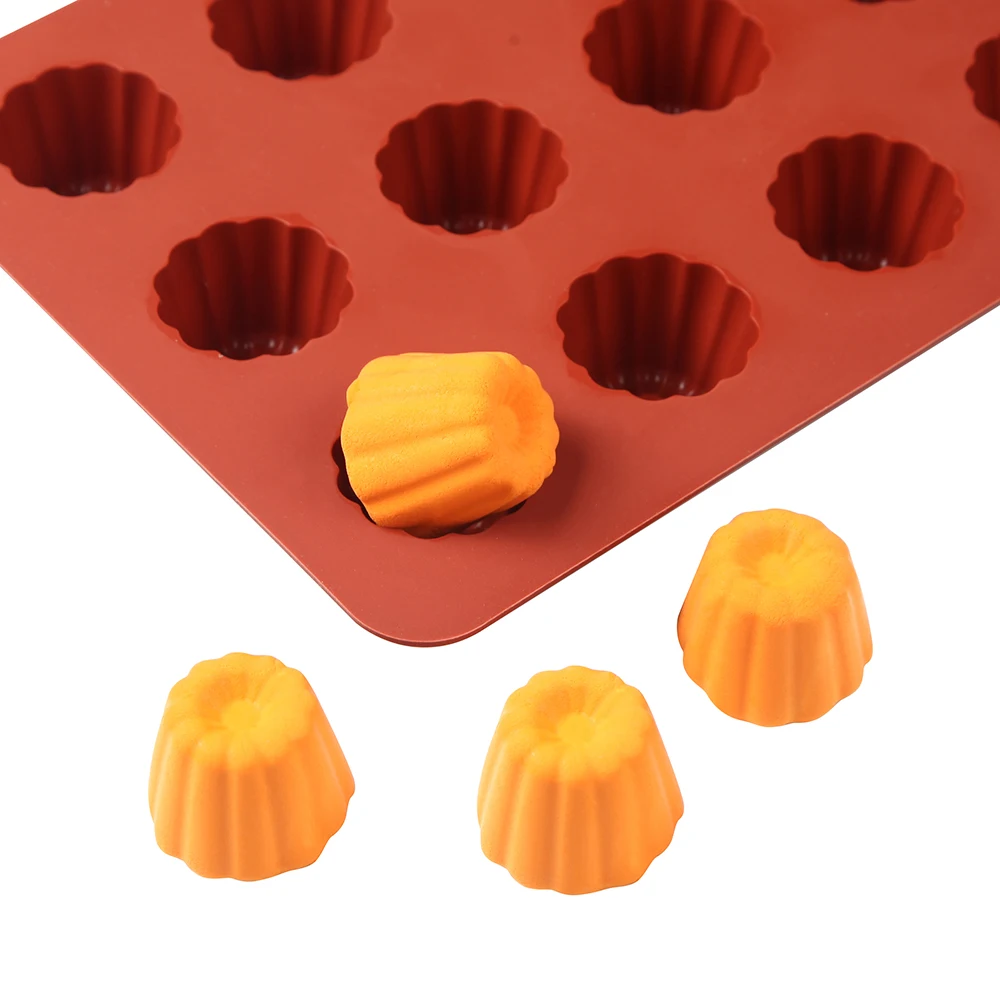 Силиконовая форма Cannele 15 чашек для французского заварного кофейного торта