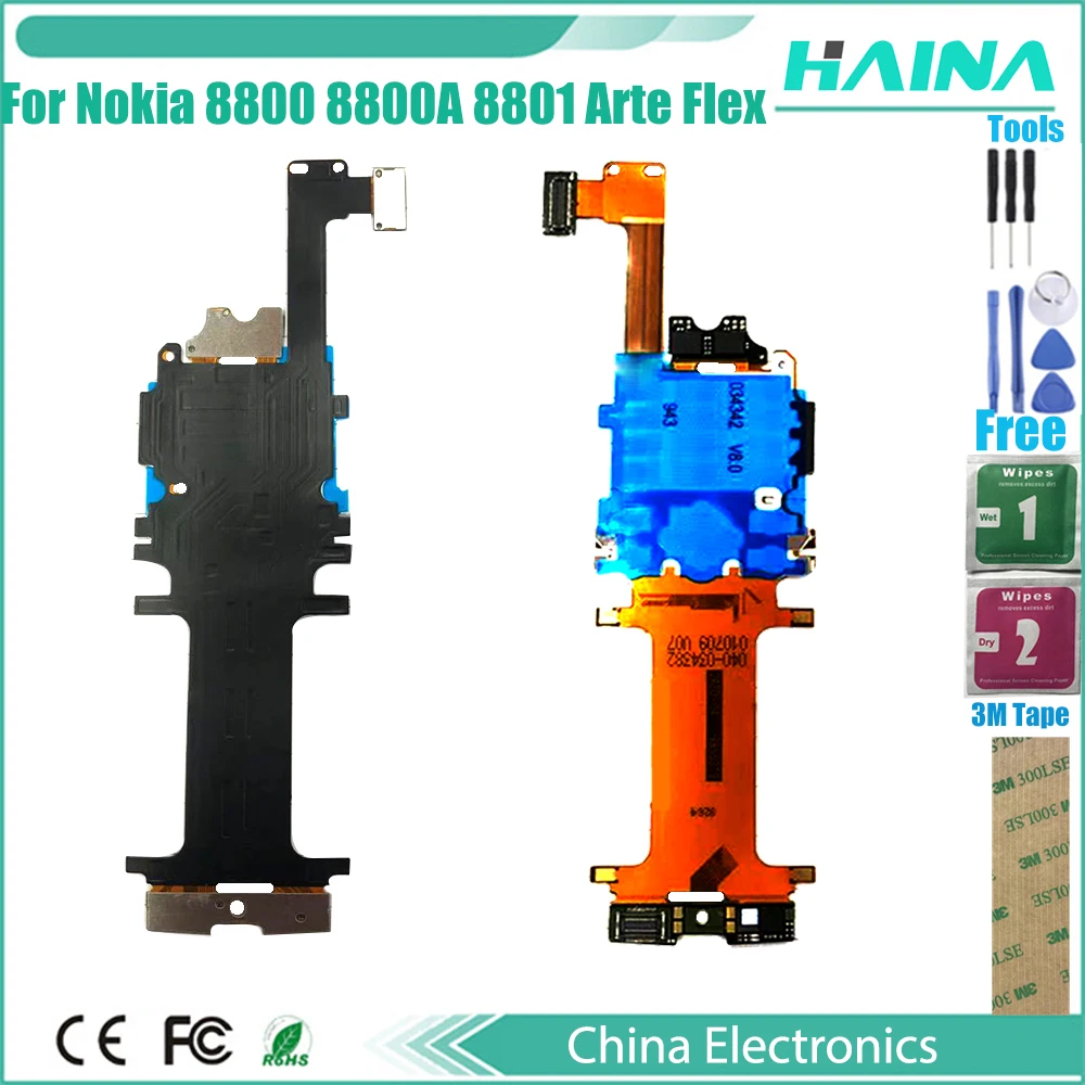 Новая гибкая панель клавиатуры Lcd основной гибкий кабель для Nokia 8800 8800A 8801 Arte с