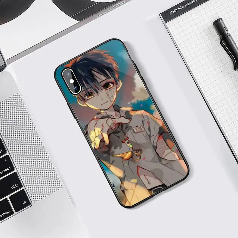 

Toilet Bound Hanako Kun anime luxury protective Phone Case shell Tempered glass For iphone 5C 6 6S 7 8 plus X XS XR 11 PRO MAX