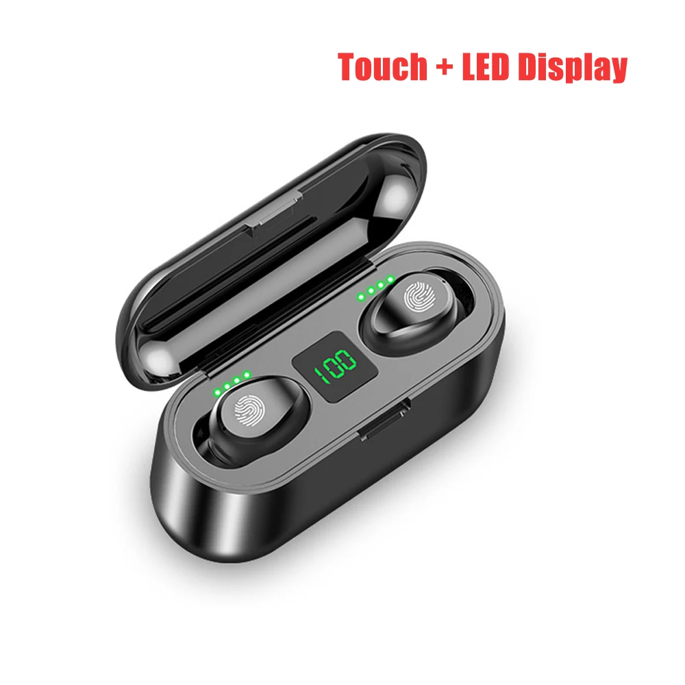 F9 Touch TWS X13 настоящие бинауральные Bluetooth 5,0 наушники с сенсорным управлением IPX7 водонепроницаемые беспроводные стерео наушники с шумоподавлением - Цвет: F9 Touch