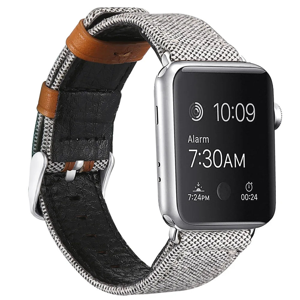 Cinturino для apple watch, 42 мм, ремешок на руку для iWatch, iphone watch, apple watch, ремешок, браслет, montre cuir, серия 5, 44 мм