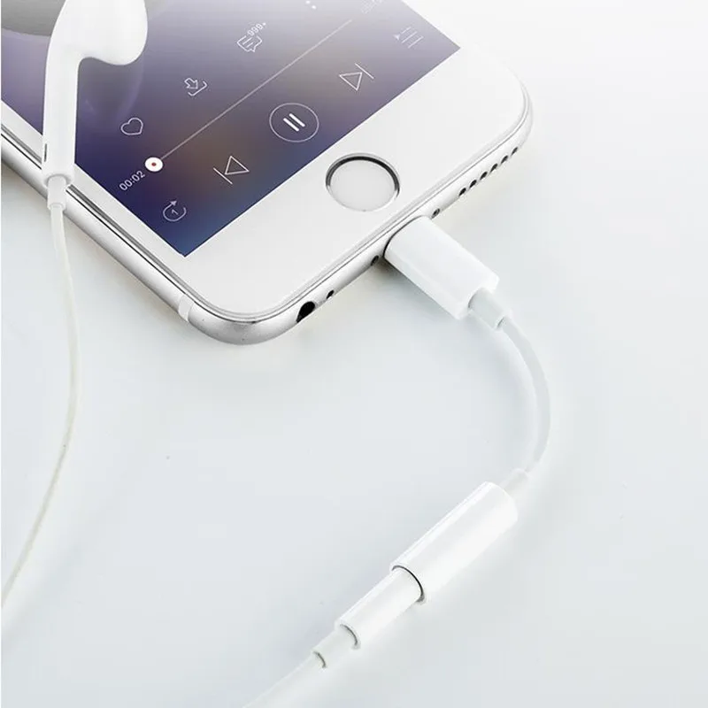 

Headphone Adapter for IPhone 7 8 11 X XR AUX Earphone Adaptador on IOS 14 11 12 13 To 3.5mm Jack Female Male Charger Adapters