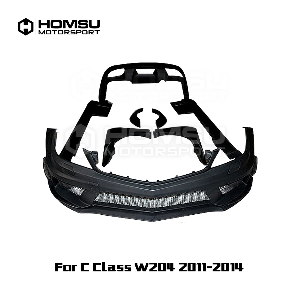 Неокрашенный комплект кузова автомобиля BS style FRP передний задний бампер боковые