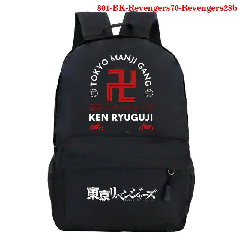 

Tokyo Revengers Backpack Casual Travel Bag Student Bookbag Anime School Bag Boys Girls Back To School Shoulder Bag Mochila Gifts