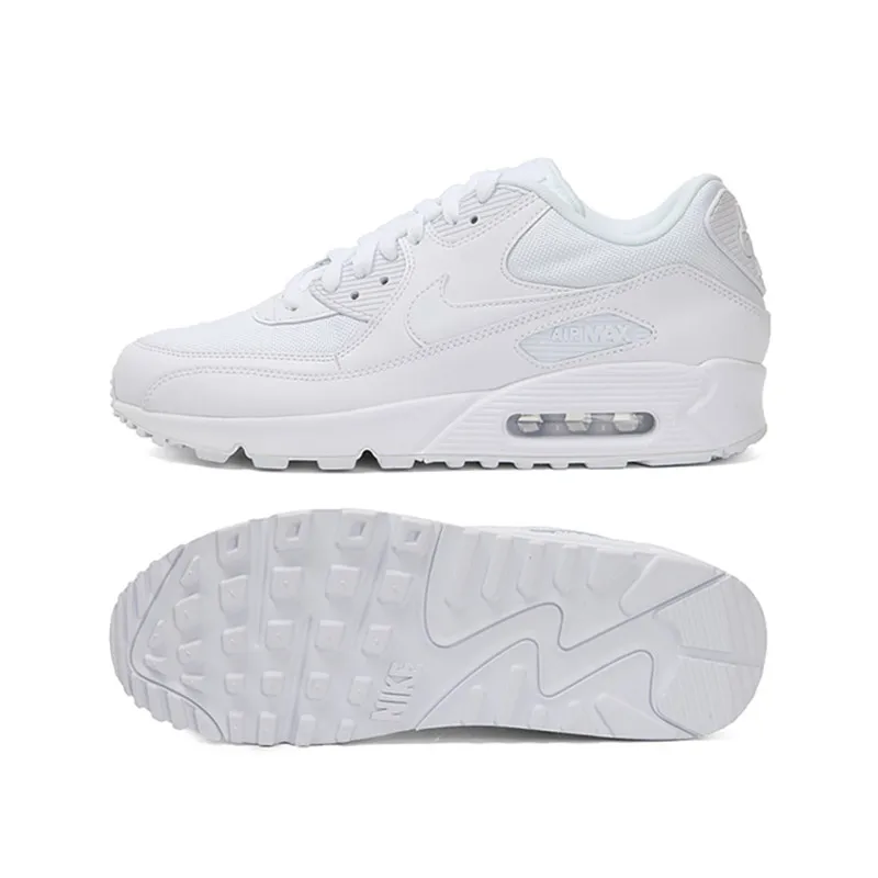Оригинальные мужские кроссовки для бега Nike Air Max 90 эфирные, износостойкие, классические, спортивные, уличные, сетчатые, дышащие кроссовки 537384-111