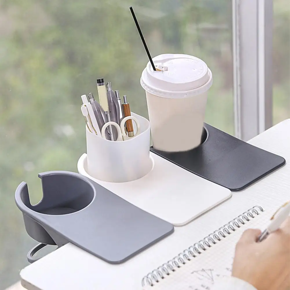 

Strong Loading Durable Table Side Drink Cup Holder Clip Solid Drink Cup Holder Clip Practical for Office