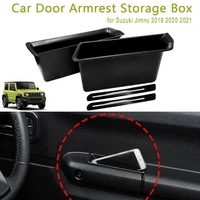For Suzuki Jimny 2019-20 Accessories Car Interior Door Handle Glove Storage Box Inner Door Handle Pocket Armrest Phone Container