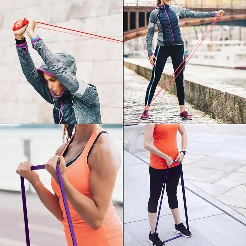 Латекс Сопротивление эластичная лента широкая резиновая повязка прочность