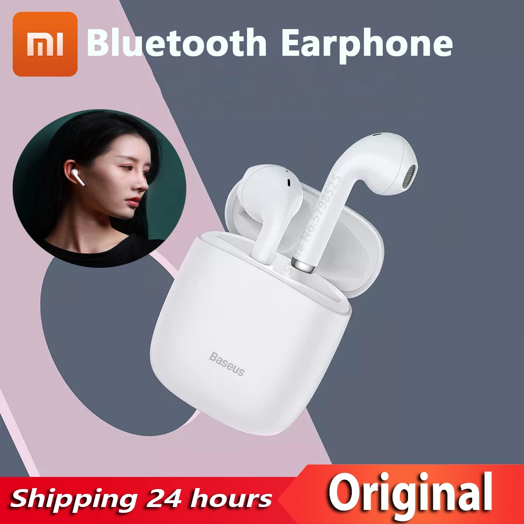 

YOUPIN Baseus W04 TWS Earphone True Wireless 5.0 Headphone Mini HD Stereo Stereo Sports Headset With Charging Box