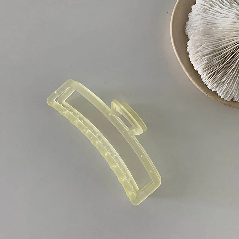 Женские крупные заколки для волос прямоугольные заколки-крабы из акриловой