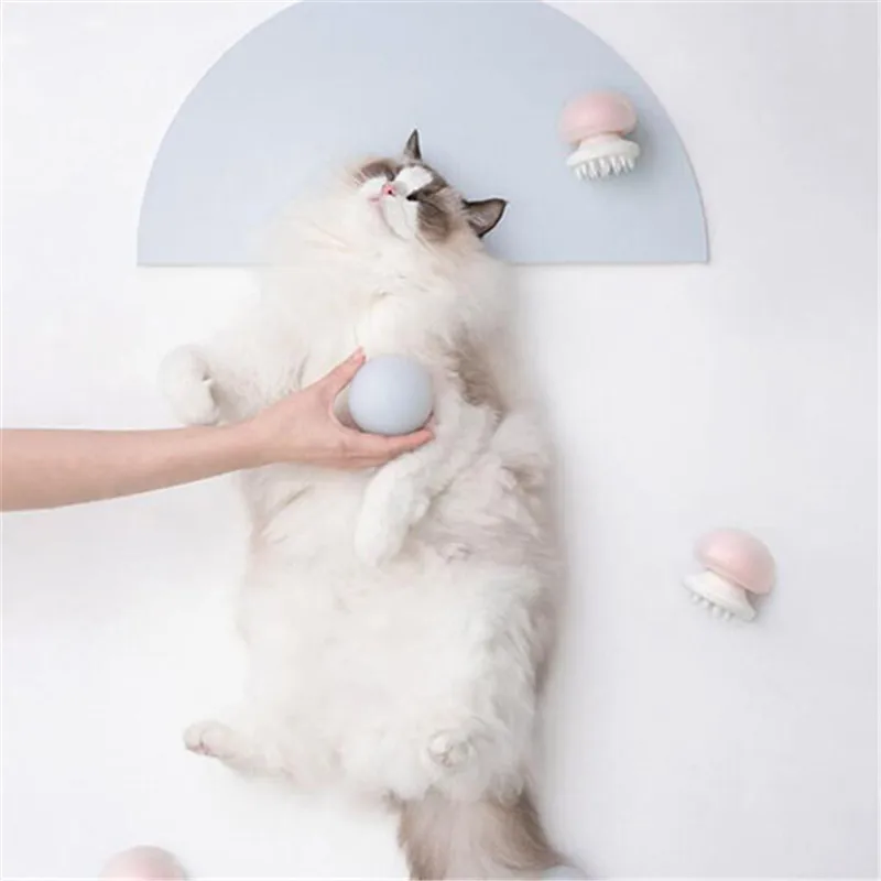 Пушистый хвост Медузы Массажер для домашних животных расческа отрицательные