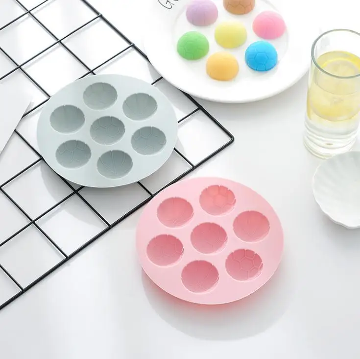 Силиконовая форма для выпечки с 7 отверстиями 3D половины шара шоколада кексов