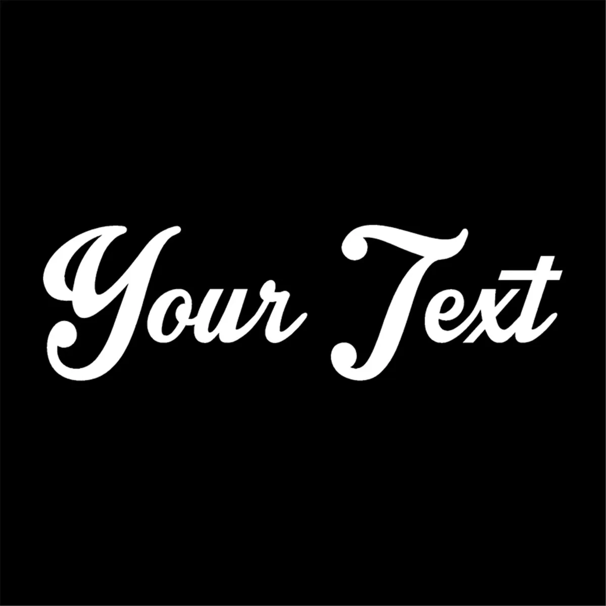 

Car Sticker Your Text Decal Sticker Waterproof Sunscreen Car Window Bumper CUSTOM Personalized Lettering Material PVC,10CM*10CM