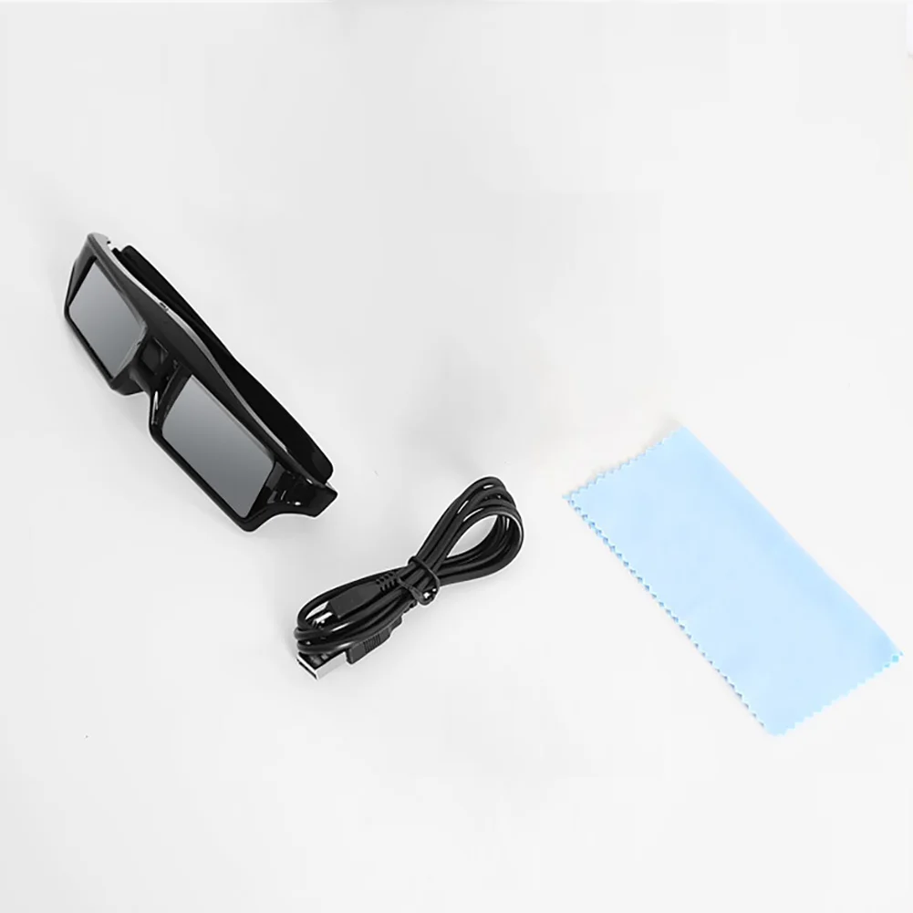 Bluetooth Easy Wear Ultra Light Lightweight USB Rechargeable Home Use Detachable Active Shutter Practical 3D Glasses Visual TV |
