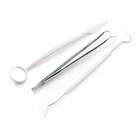 3 шт.лот, полезный набор инструментов из нержавеющей стали для гигиены зубов, стоматолог, гигиена зубов, набор зеркал, оптовая продажа