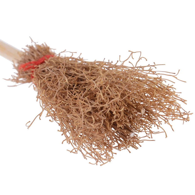 

1pcs Besom 1:12 Dollhouse Miniature Fairy Garden Broom Cleaning Tools New Arrival