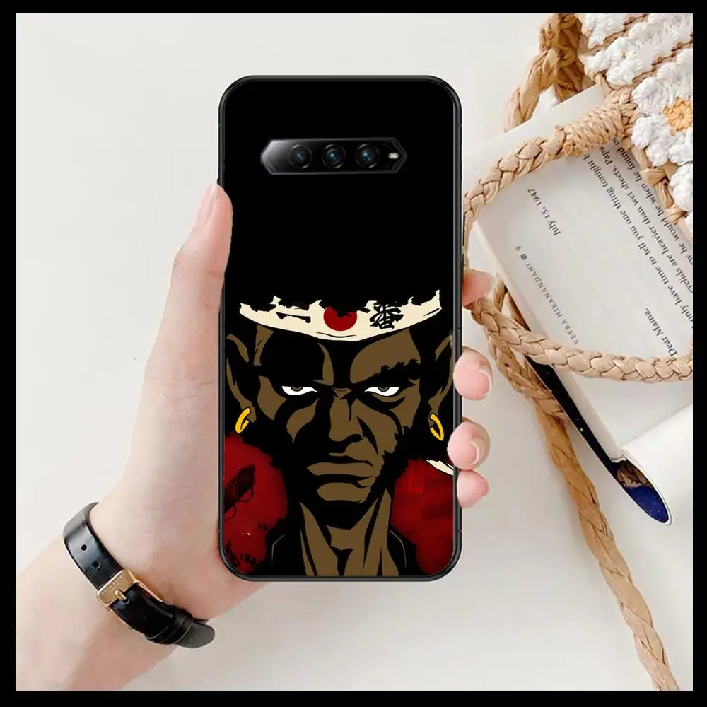 Чехол для телефона в стиле аниме афро Самурай xiaomi redmi Black Shark 4 Pro 2 3 3s чехлы Helo