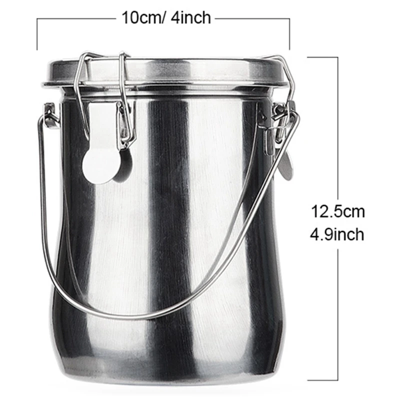 Stainless Steel Paint Brush Washable Portable Color Container With Leak-Proof Filter for Cleaning |