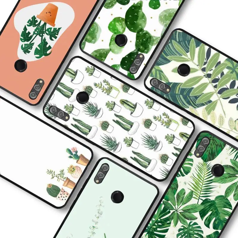 

Cartoon Plant Catus Phone Case For Huawei honor 10Lite 10i 20 8x 10 for Honor 9lite 9xpro Back Coque