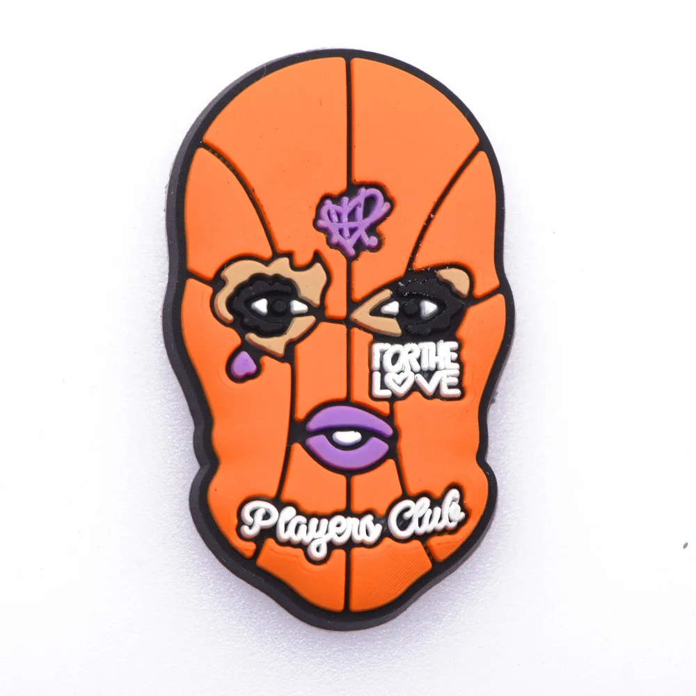 New Custom 1pcs Shoe Decoration Croc Charms For Clogs Bracelets Accessories For Adults Birthday Gifts