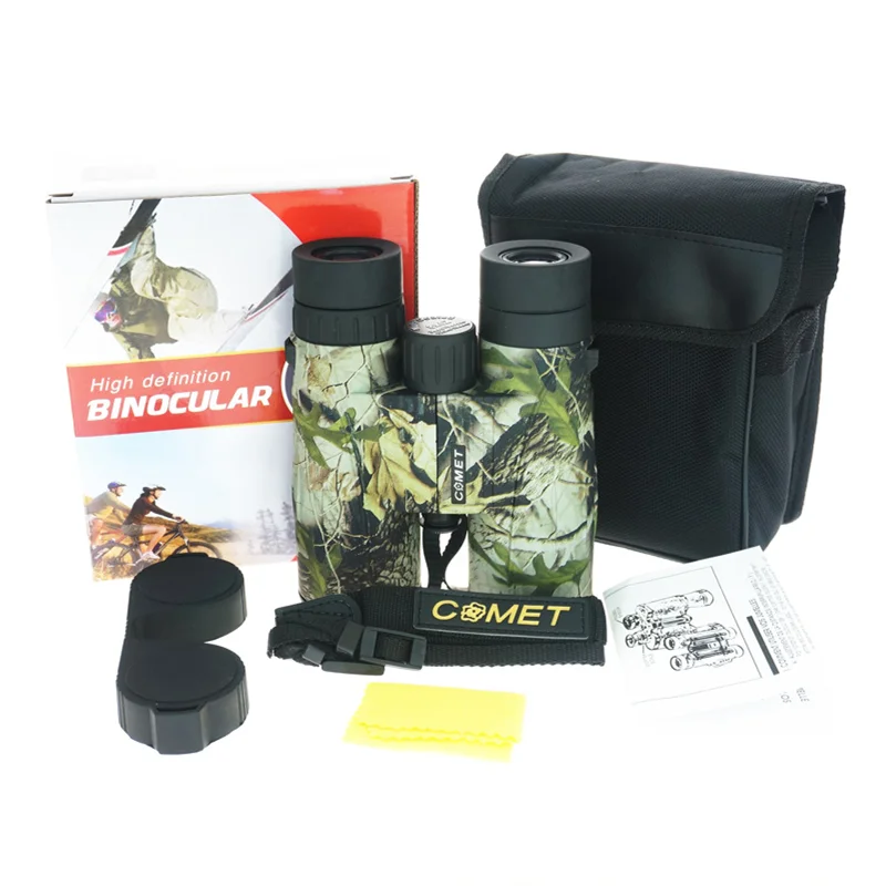

New 8*42 binoculars high quality high magnification high definition green film binoculars outdoor travel low light binoculars