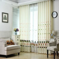 korean garden embroidered screens curtains stylish modern minimalist style living room bedroom curtains