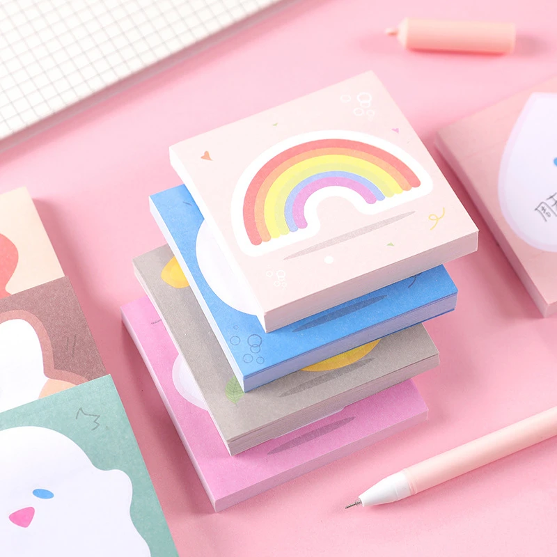 1 шт. милый клейкий блокнот Kawaii INS с липкими нотами Канцелярские Товары для офиса