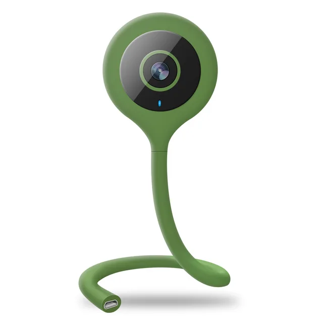 Digoo 2,1 мм DG-QB0 720P беспроводная wifi умная домашняя ip-камера монитор для малышей уход за детьми удобный Три цвета Мини Гибкий - Цвет: Зеленый
