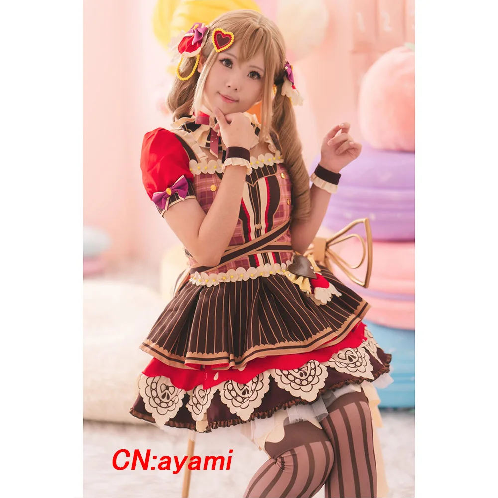 Костюм для косплея аниме взгляд! Ichigaya Arisa Dustabata платья на День Св. Валентина
