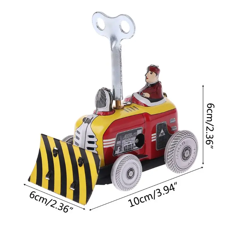 Металлический бульдозер винтажные детские игрушки мемориальная коллекция ретро