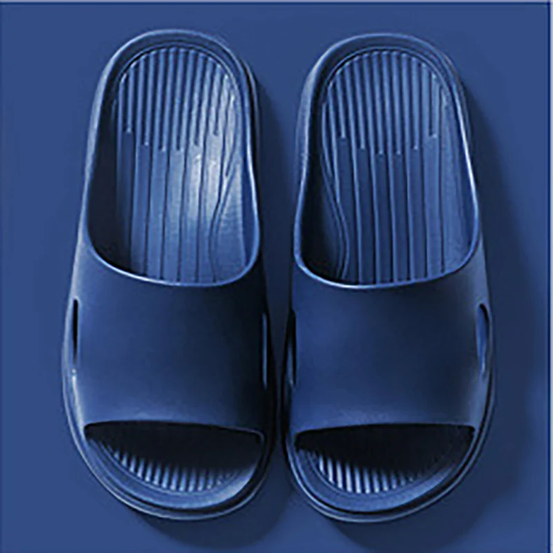 

2021 Flatform House Slippers Men Women Non-slip Bathroom Footwear Boys Girls Lovers Flip Flops Summer Beach Sandals