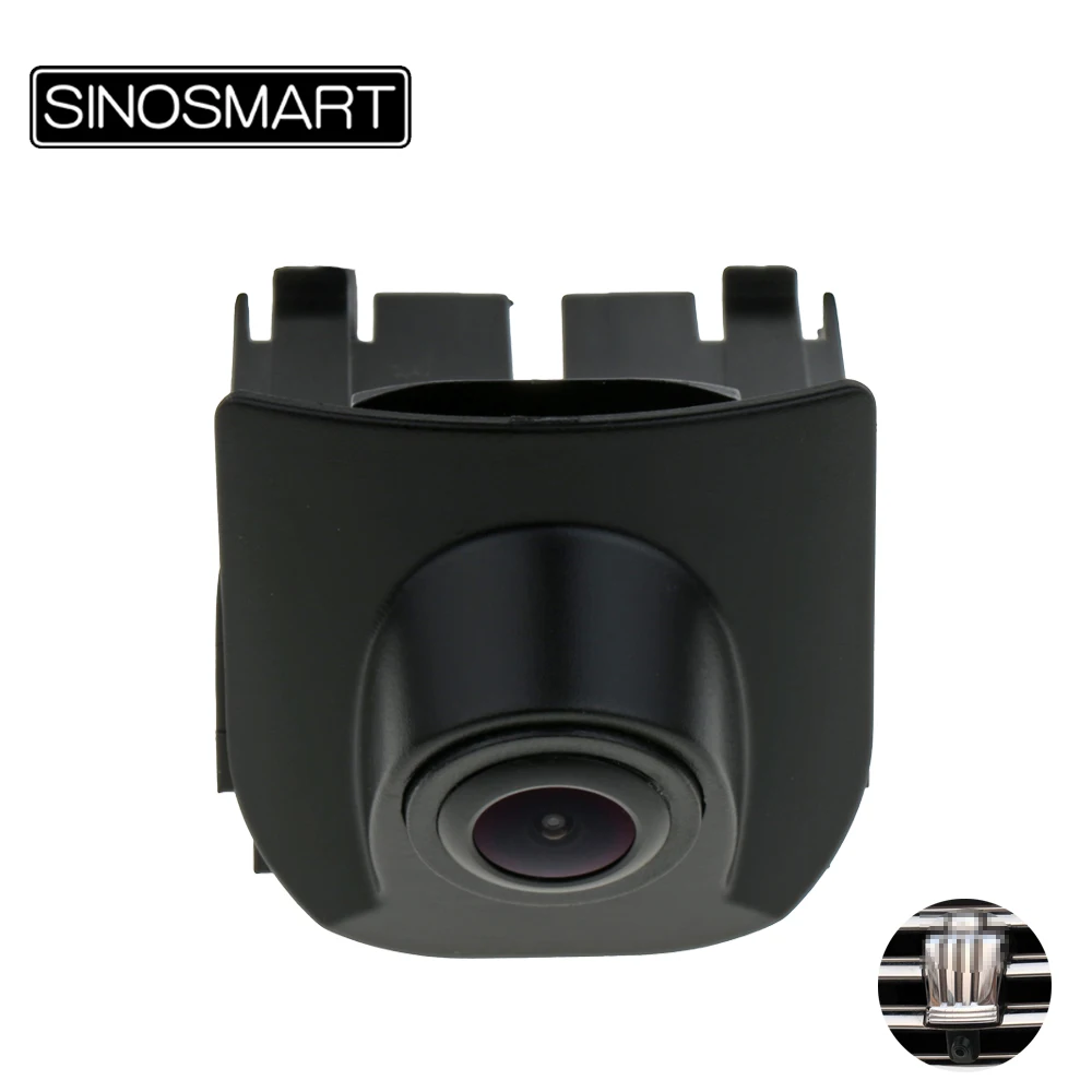 SINOSMART Высокое качество HD Автомобильный вид спереди парковка Специальный Логотип камера для Toyota Crown 2011 2013 в пластиковой эмблема гриля