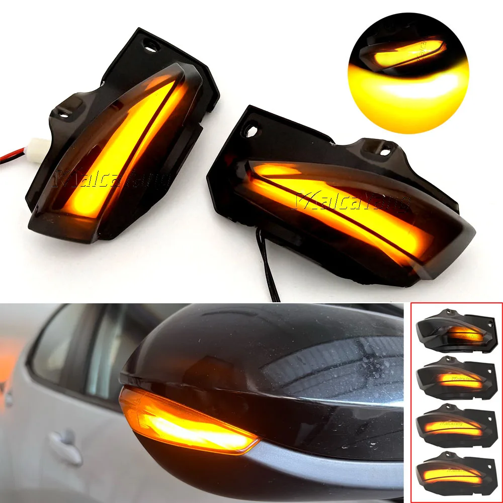 

Индикатор для зеркала заднего вида, мигающая лампа, автомобисветильник светодиодный динамический сигнал поворота для Toyota Corolla Sport E210 Sienta XP170...
