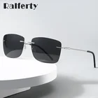Мужские солнцезащитные очки без оправы Ralferty, алюминиевые, магниевые, поляризационные, UV400, с антибликовым покрытием