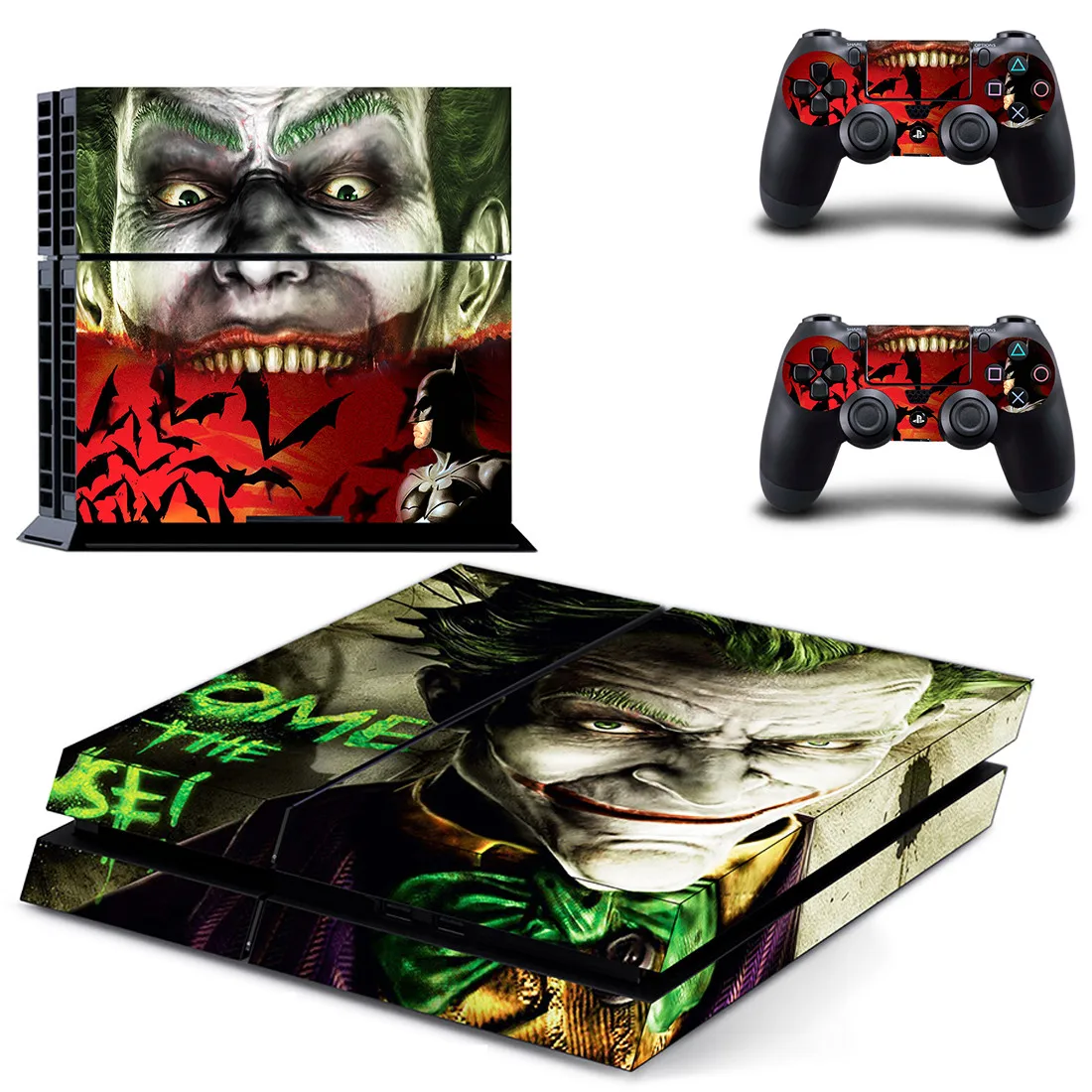 DC Джокер PS4 наклейка s Play станция 4 кожа Наклейки Обложка для playstation 4 PS4 консоль и контроллер скины