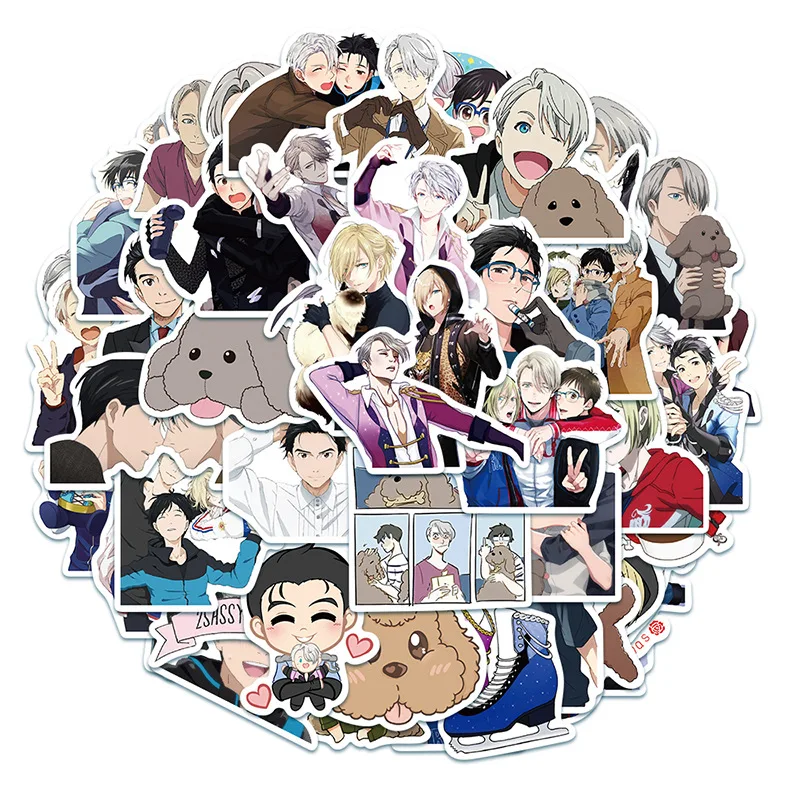 10/30/50 шт в наборе с рисунком виде милого героя аниме граффити чемодан СКЕЙТБОРД