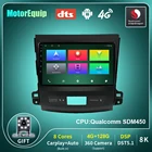 Автомагнитола для Mitsubishi Outlander Xl 2 2005-2011, мультимедийный DVD-плеер, GPS-навигация, QLED-экран