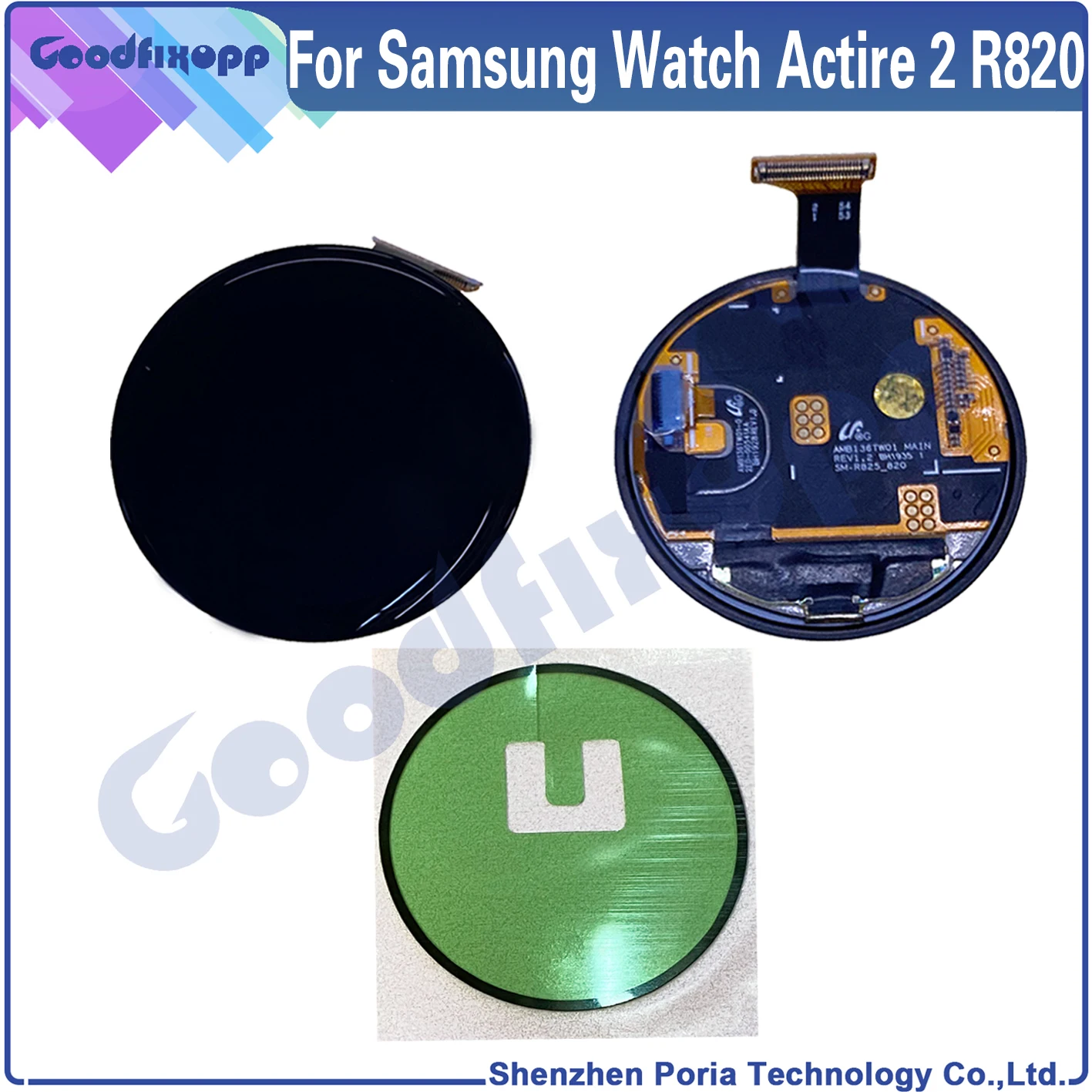 Ceny Oryginalny Wyświetlacz Zegarka Do Zegarka Samsung Active 2 R820 44MM / R830 40MM Wyświetlacz LCD Montaż Ekran Dotykowy Do Samsung Active2