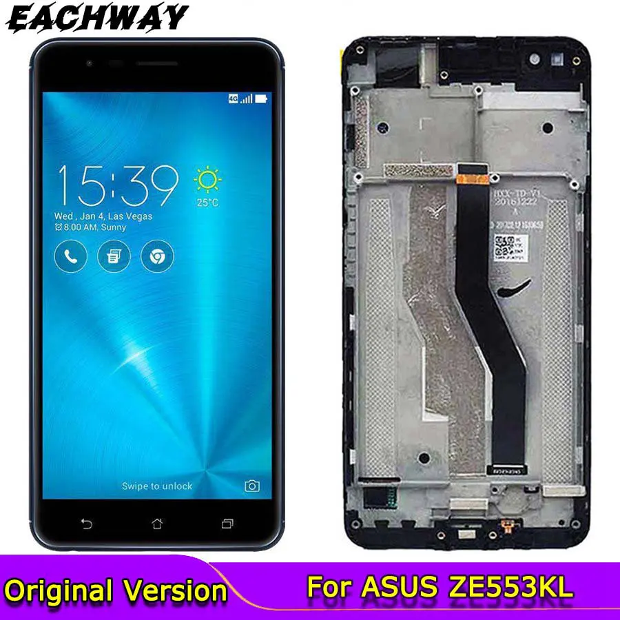 

5.5" For Zenfone 3 Zoom ZE553KL LCD 1920x1820 Display For ASUS ZenFone 3 Zoom ZE553KL ZE553 Z01HDA LCD Touch Screen Digitizer