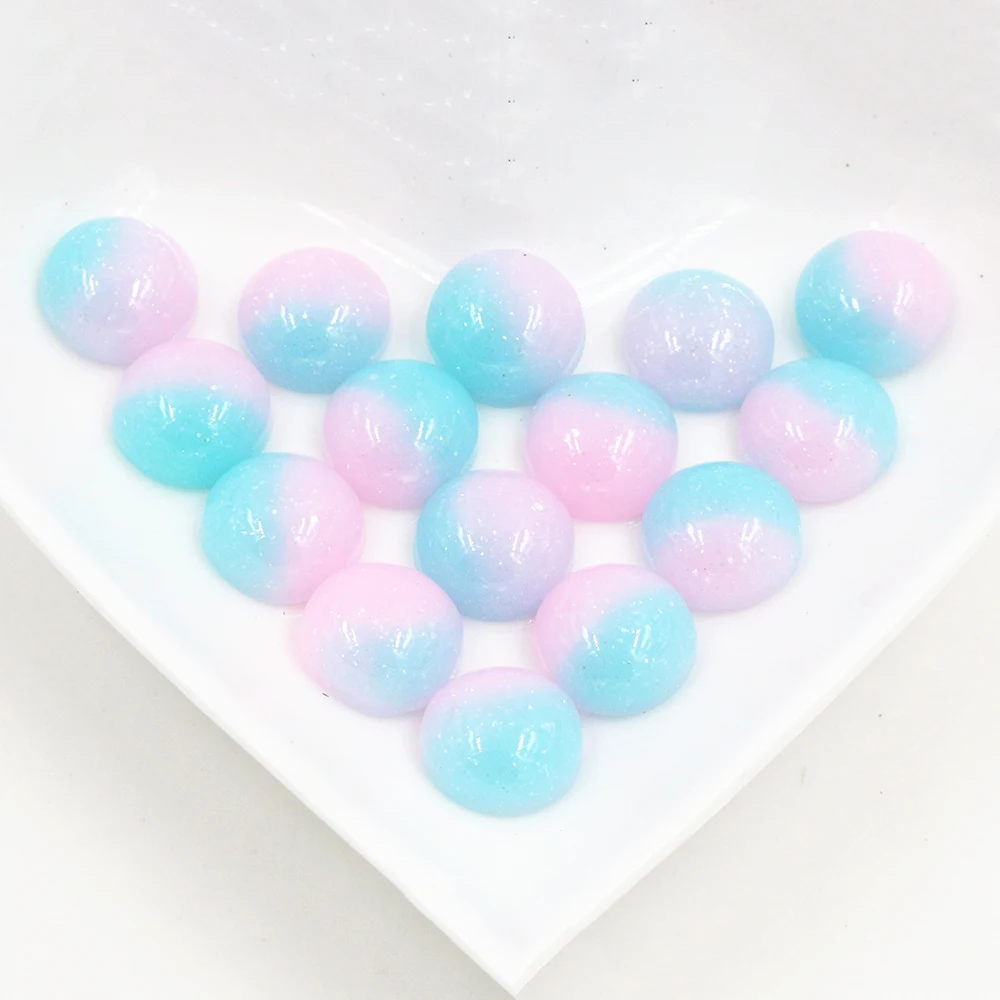 Новые модные 40 шт 12 мм Цветные яркие яркого цвета хрустальные желе серии с